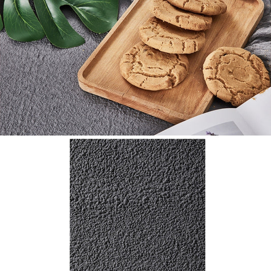 40x40CM Thick Sand Solid Color Background Plate Photo Photography Props(Dark Gray) - Solid Color by buy2fix | Online Shopping UK | buy2fix