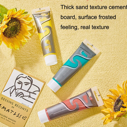 40x40CM Thick Sand Solid Color Background Plate Photo Photography Props(Yellow) - Solid Color by buy2fix | Online Shopping UK | buy2fix