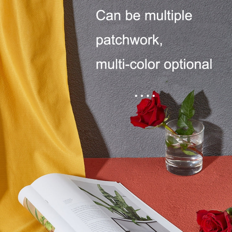 40x40CM Thick Sand Solid Color Background Plate Photo Photography Props(Yellow) - Solid Color by buy2fix | Online Shopping UK | buy2fix