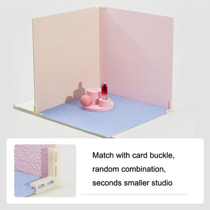 40x40CM Thick Sand Solid Color Background Plate Photo Photography Props(Light Pink) - Solid Color by buy2fix | Online Shopping UK | buy2fix