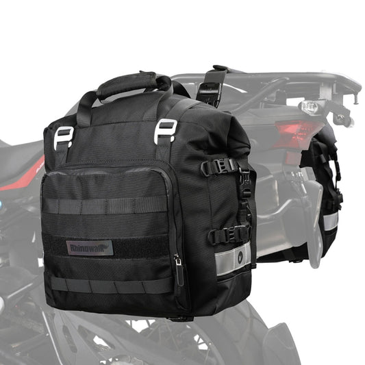 Rhinowalk MT2040 20L Large Capacity Waterproof Quick Release Motorcycle Side Bag(Black) - Bags & Luggages by buy2fix | Online Shopping UK | buy2fix