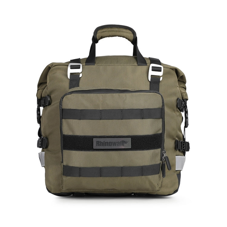 Rhinowalk MT2040 20L Large Capacity Waterproof Quick Release Motorcycle Side Bag(Green) - Bags & Luggages by buy2fix | Online Shopping UK | buy2fix