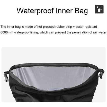 Rhinowalk MT2040 20L Large Capacity Waterproof Quick Release Motorcycle Side Bag(Green) - Bags & Luggages by buy2fix | Online Shopping UK | buy2fix