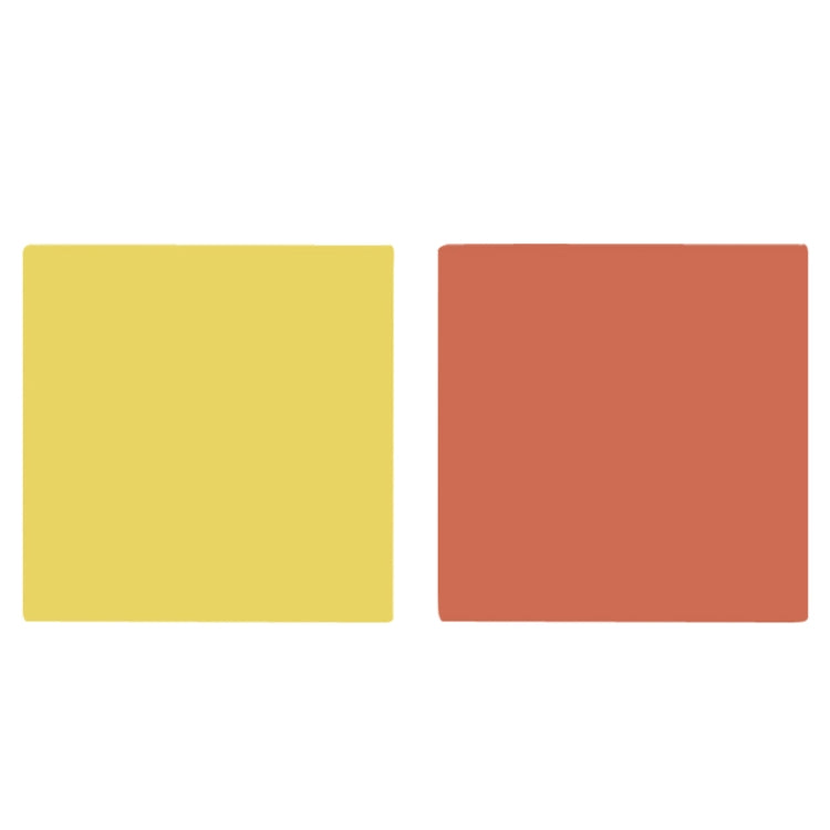 40x40CM Double-sided Photography Background Board Food Photo Props(Agate Yellow / Vermilion) - Solid Color by buy2fix | Online Shopping UK | buy2fix