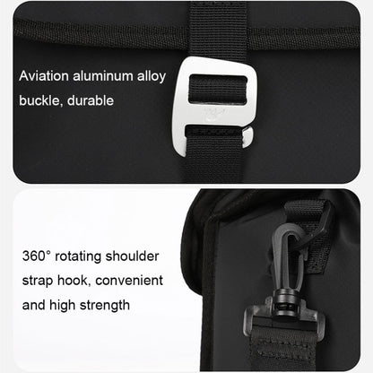 Rhinowalk RK9107 Foldable Expansion Thermal Bicycle Bag with Rain Cover(Matt Black) by buy2fix