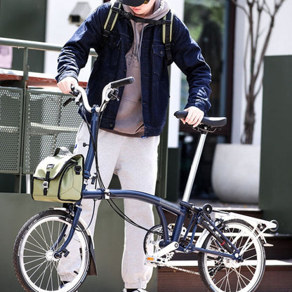 Rhinowalk RK9107 Foldable Expansion Thermal Bicycle Bag with Rain Cover(Matt Green) by buy2fix