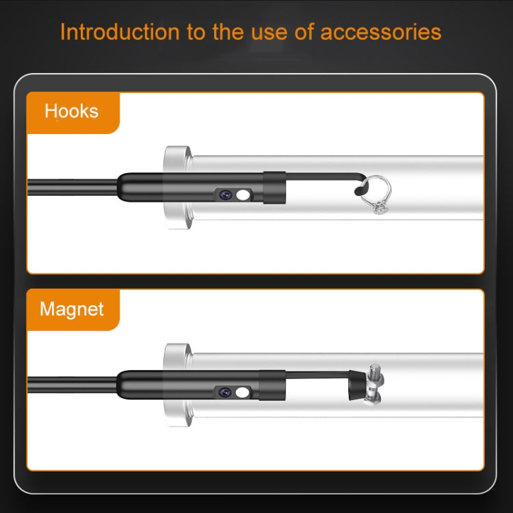 5 Inch IPS HD Endoscope With Screen For Industrial Pipeline Inspection And Auto Repair -  by buy2fix | Online Shopping UK | buy2fix