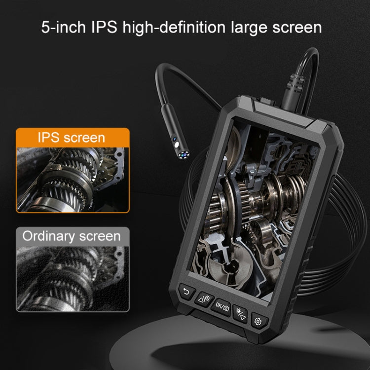 5 Inch IPS HD Endoscope With Screen For Industrial Pipeline Inspection And Auto Repair -  by buy2fix | Online Shopping UK | buy2fix