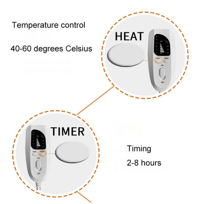 Plug-in High-top Electric Foot Warmer Heated Foot Warmer Boots US Plug 120V(Dark Gray) - Electric Heaters by buy2fix | Online Shopping UK | buy2fix