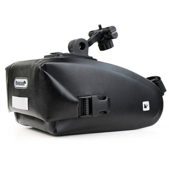 Rhinowalk X20516 1.2L Three-dimensional Tool-free Installation Waterproof Bicycle Tail Bag(Black)