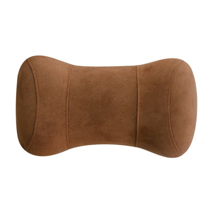 Car Memory Cotton Headrest Protective Cervical Spine Seat Sleeping Pillow(Brown) - Seat Accessories by buy2fix | Online Shopping UK | buy2fix