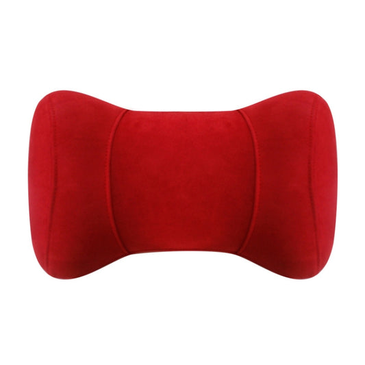 Car Memory Cotton Headrest Protective Cervical Spine Seat Sleeping Pillow(Red) - Seat Accessories by buy2fix | Online Shopping UK | buy2fix