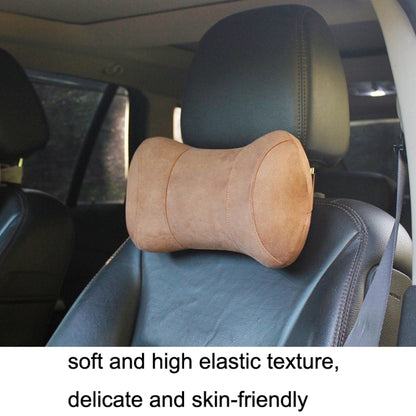 Car Memory Cotton Headrest Protective Cervical Spine Seat Sleeping Pillow(Gray) - Seat Accessories by buy2fix | Online Shopping UK | buy2fix