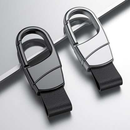 Metal Waist Hang Car Key Chain Simple Lock Pendant(Gray) - Key Rings by buy2fix | Online Shopping UK | buy2fix