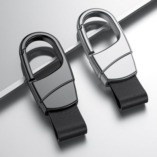 Metal Waist Hang Car Key Chain Simple Lock Pendant(Gray) - Key Rings by buy2fix | Online Shopping UK | buy2fix