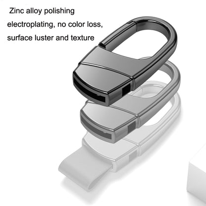 Metal Waist Hang Car Key Chain Simple Lock Pendant(Chrome) - Key Rings by buy2fix | Online Shopping UK | buy2fix