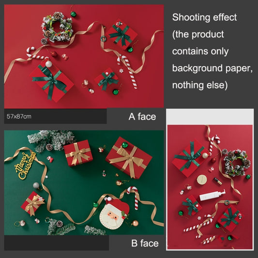 3D Double-Sided Matte Photography Background Paper(Christmas) - Other by buy2fix | Online Shopping UK | buy2fix
