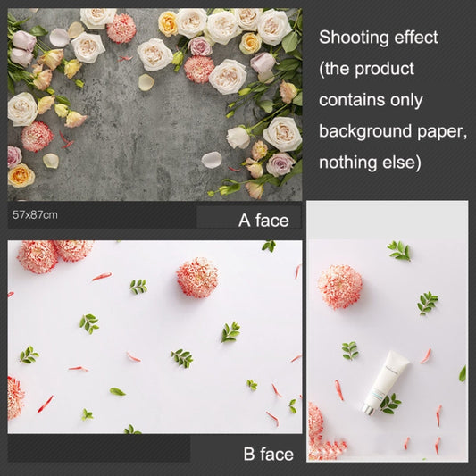 3D Double-Sided Matte Photography Background Paper(Flowers Rhyme) - Other by buy2fix | Online Shopping UK | buy2fix