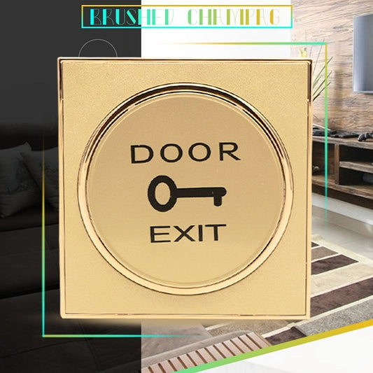 Access Control Switch Metal Touch Infrared Switch E5 Golden Switch - Door Lock Switch by buy2fix | Online Shopping UK | buy2fix