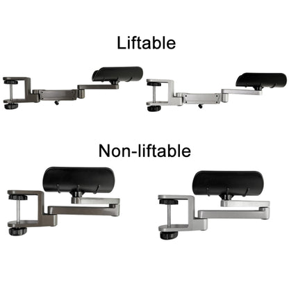 Aluminum Alloy Computer Desk Wrist Brace Arm Bracket, Color: Liftable Gray by buy2fix