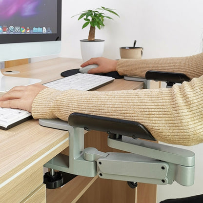 Aluminum Alloy Computer Desk Wrist Brace Arm Bracket, Color: Liftable Gray by buy2fix