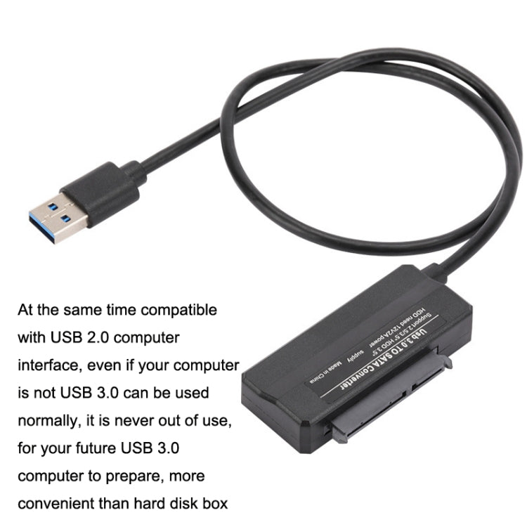 USB3.0 To SATA Cable USB3.0 Easy Drive Line Hard Drive Line, Cable Length: 45cm by buy2fix