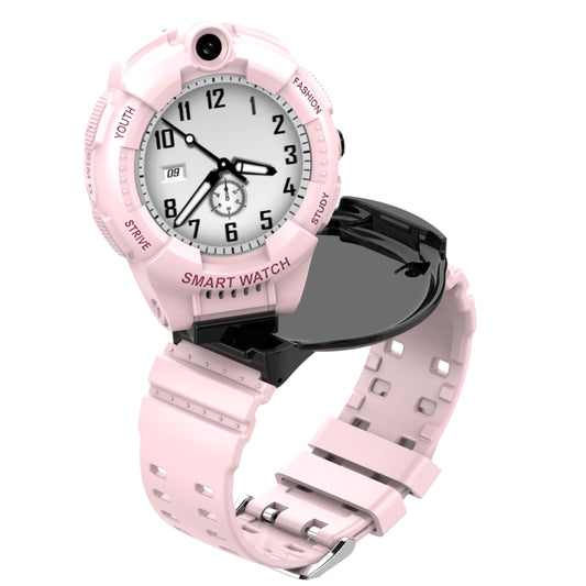 F01 1.28 Inch 4G Rotatable Dual-Camera Children Smart Calling Watch With SOS Function(Pink) by buy2fix