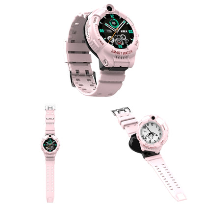 F01 1.28 inch 4G Rotatable Dual-Camera Children Smart Calling Watch With SOS Function(Black) by buy2fix