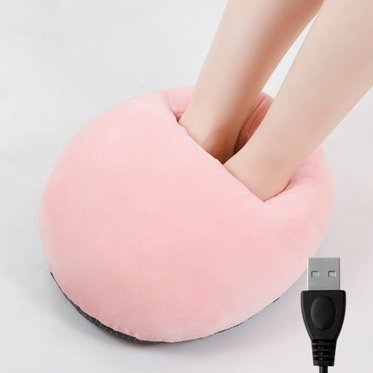 USB Heating Foot Warmer Comfortable Plush Foot Warmer(Pink) - USB Heater by buy2fix | Online Shopping UK | buy2fix