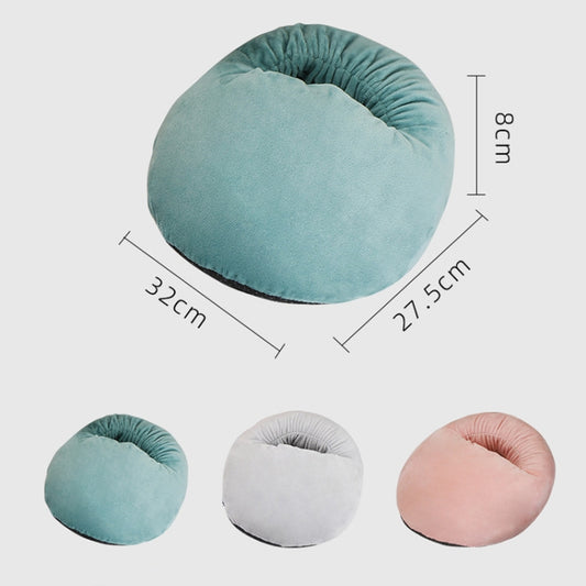 USB Heating Foot Warmer Comfortable Plush Foot Warmer(SIlver Gray) by buy2fix