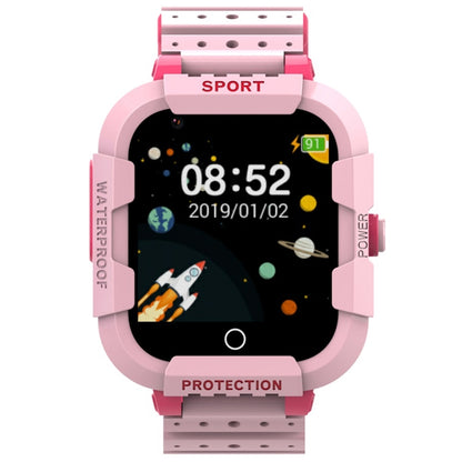 DF75 1.4 Inch 4G GPS Positioning Children Waterproof Smart Calling Watch With SOS Function(Pink) by buy2fix
