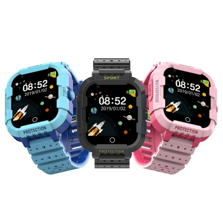 DF75 1.4 Inch 4G GPS Positioning Children Waterproof Smart Calling Watch With SOS Function(Black) by buy2fix