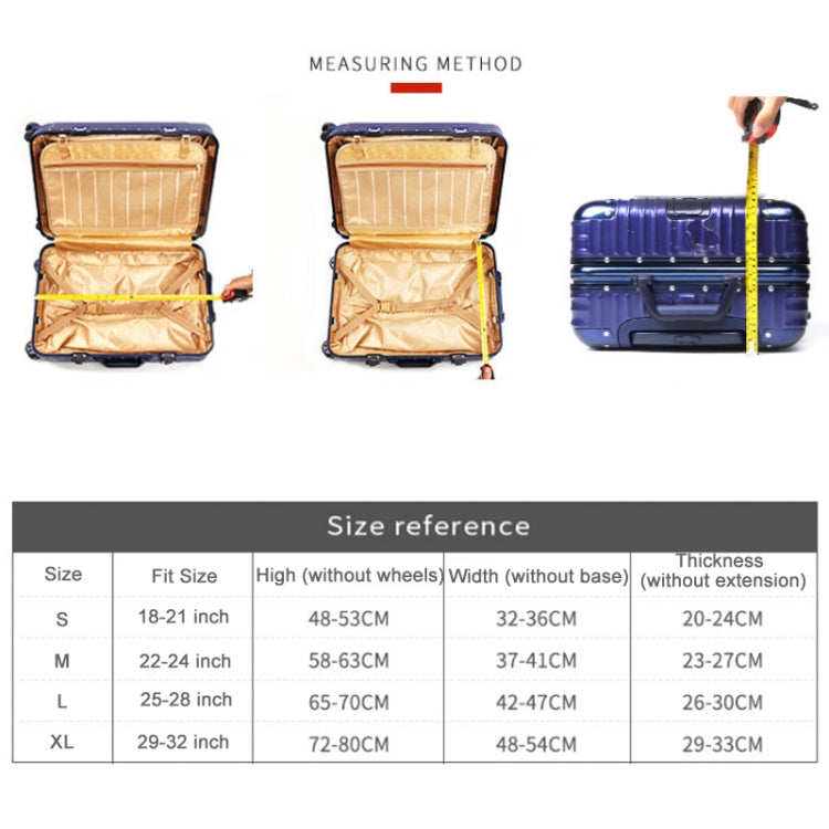 Thickened Wear-resistant Stretch Luggage Dust-proof Protective Cover, Size: XL(Red) - Dust Covers by buy2fix | Online Shopping UK | buy2fix