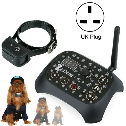 TF68 2-in-1 Dog Trainer Outdoor Electronic Wireless Fence With Collar UK Plug - Training Aids by buy2fix | Online Shopping UK | buy2fix