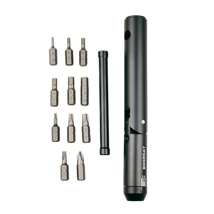 BIKERSAY BT081 Multifunction Bike Repair Torsion Wrench Set(Black) by BIKERSAY