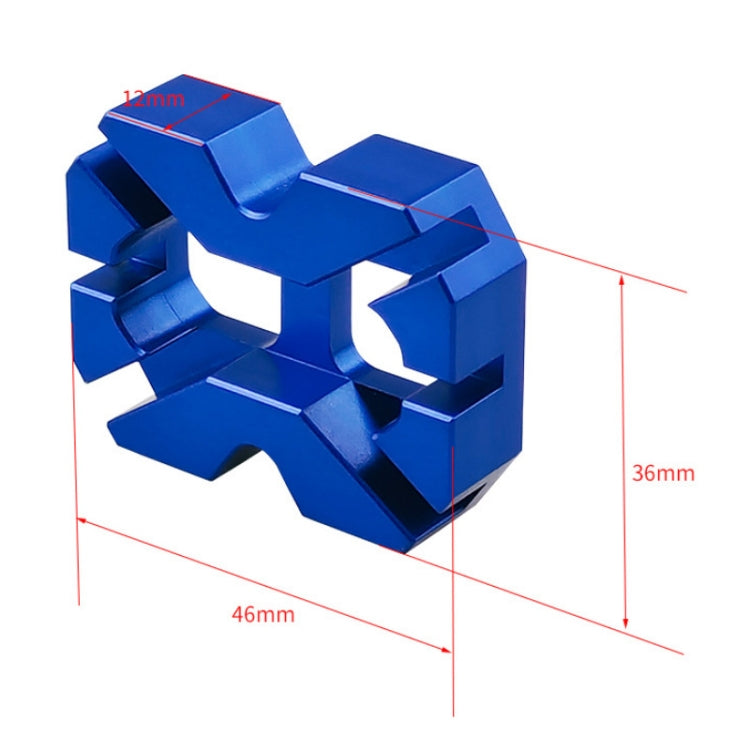 BIKERSAY BT058 Bicycle Spoke Wrench Wheel Ring Steel Wire Winding Tool(Blue) by BIKERSAY