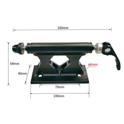 Bicycle Luggage Rack Front Fork Quickly Remove Fixed Clip, Color: RC02 Blue by buy2fix