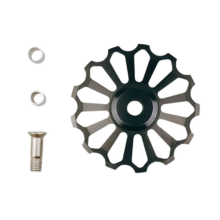 BIKERSAY Bicycle Rear Derailleur Bearing Guide Wheel Accessories, Color: SDL-13 Black by BIKERSAY