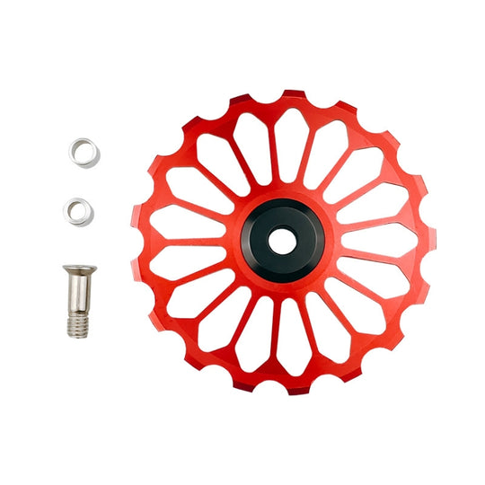 BIKERSAY Accessoires de roue de guidage de roulement de dérailleur arrière de vélo, couleur: SDL-17 rouge