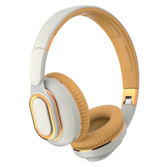H7 Foldable Wireless Bluetooth Headset With Microphone Support TF Card, AUX(Light Gray) - Headset & Headphone by buy2fix | Online Shopping UK | buy2fix