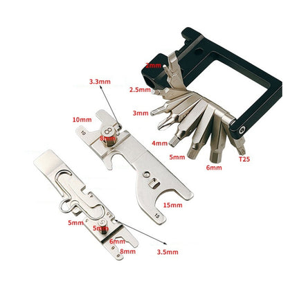 BIKERSAY Bicycle Multifunctional Wrench Folding Repair Tool Set(BT004) by BIKERSAY