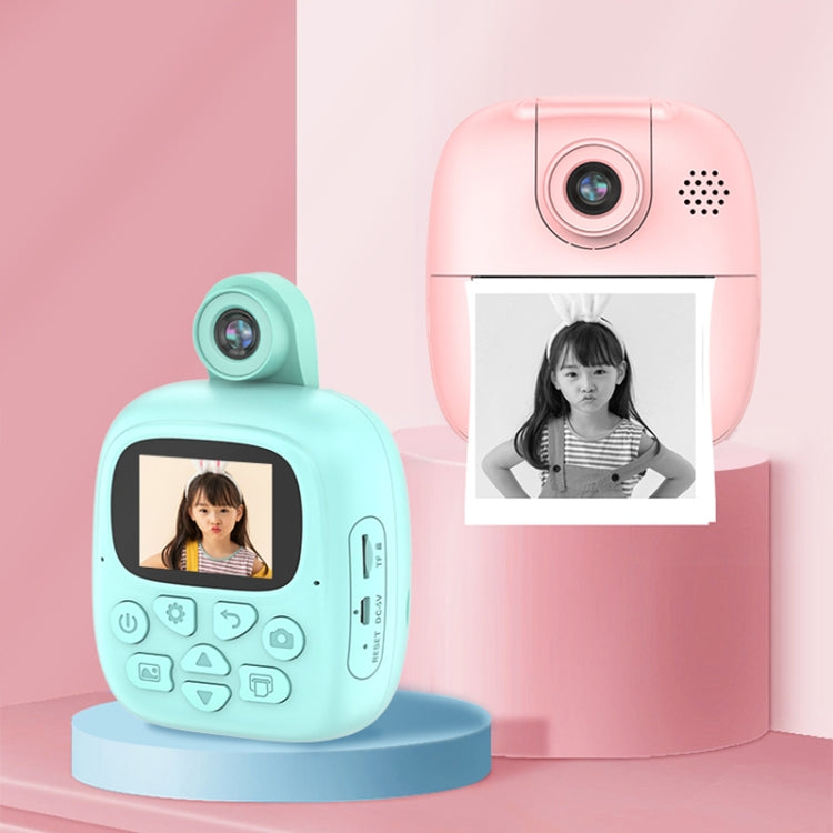 A18 HD Printable Cartoon Kids Digital Camera with Rotating Lens, Spec: Pink - Children Cameras by buy2fix | Online Shopping UK | buy2fix