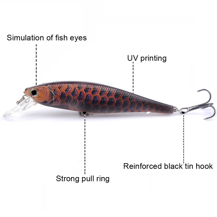 G51P 11.8cm/13.5g Lure Floating Mino Fake Bait(6) - Fishing Lures by buy2fix | Online Shopping UK | buy2fix