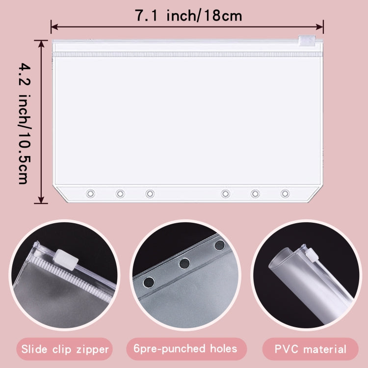 A6 Illusion Magic Square Loose-leaf PU Notebook Cash Budget Book(White) - Notebooks by buy2fix | Online Shopping UK | buy2fix