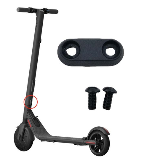 M6 For Ninebot ES1/ES2/ES4 Electric Scooter Front Fork Vertical Tube Fixed Block(Black) - Accessories & Parts by buy2fix | Online Shopping UK | buy2fix