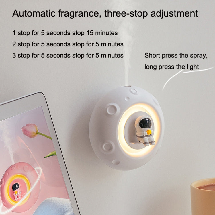 K-1101 Astronaut Automatic Timer Smart Aromatherapy Machine With Small Night Light(Pink) - Air Purifiers & Accessories by buy2fix | Online Shopping UK | buy2fix