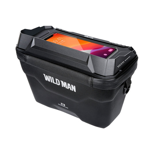 WILD MAN XT8 3L Bicycle EVA Hard Shell Touch Screen Waterproof Head Bag(Black) by WILD MAN