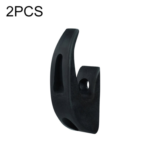 2pcs For Xiaomi M365 Series Electric Scooter Universal Storage Hook(Black) - Accessories & Parts by buy2fix | Online Shopping UK | buy2fix