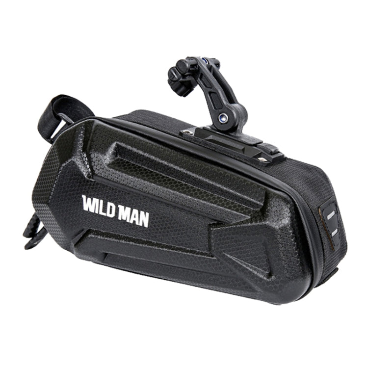 WILD MAN XT7 1.2L Mountain Bike EVA Hard Shell Waterproof Wear-resistant Tail Bag(Sun Pattern Style) by WILD MAN