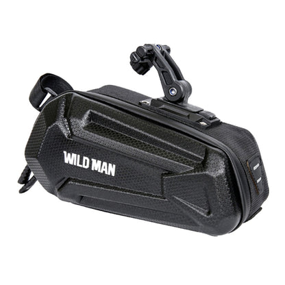 WILD MAN XT7 1.2L Mountain Bike EVA Hard Shell Waterproof Wear-resistant Tail Bag(Sun Pattern Style) by WILD MAN